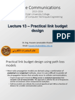 13 - Large Scale Path Loss - Practical Link Budget Design PDF