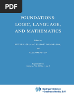 Elliott Mendelson - Foundations Logic, Language and Mathematics