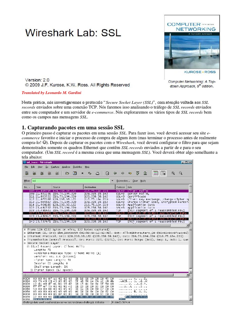 Análise de Tráfego SSL com Wireshark | PDF | Protocolo de transferência ...