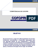 1.-Competencias de COFOPRI Urbano