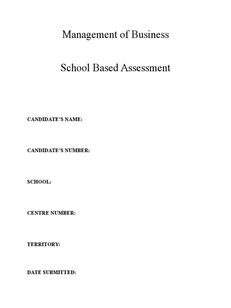 Management of Business SBA Guide | PDF