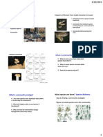 Biol 201 Lecture 19 Communities - 2