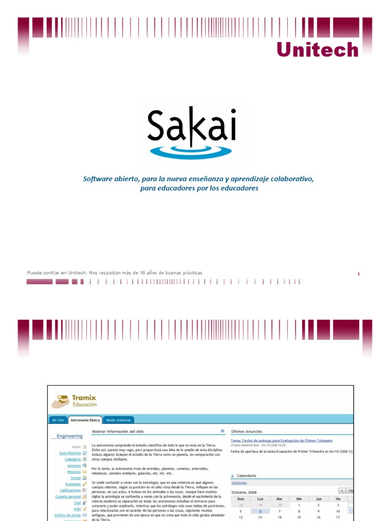 Plataforma SAKAI | PDF | Java (lenguaje de programación) | Mi sql