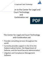 An Introduction To The Center For Legal and Court Technology and