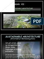 7 - Sustainable Architecture