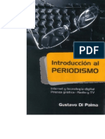 Portada-Introduccion Al Periodismo Gustavo Di Palma