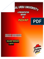 Swot analysis PIZZA HUT