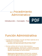 Procesal Administrativo I - Introducción