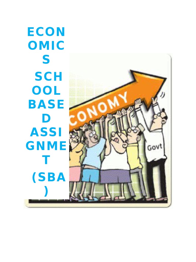 Econ Omic S SCH OOL Base D Assi Gnme T (Sba) | PDF | Finance & Money ...