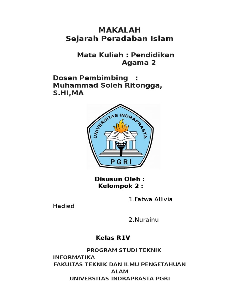 Makalah Sejarah Peradaban Islam Docx