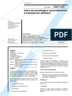 NBR-5426 - Planos de Amostragem e Procedimentos Na Inspeção Por Atributos