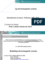 Introduction - Lesson - Radiating - Electromagnetic - Systems - 2015 - 2016 - v1 PDF