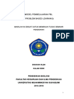 Download Tugas Makalah Problem Based Learning by Kalam Eksray SN307592999 doc pdf