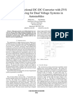 A Novel Bidirectional DC-DC Converter With ZVS and Interleaving For Dual Voltage Systems in Automobiles