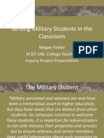 Serving Military Students in The Classroom