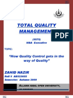 Semester III Assgn II Total Quality Management