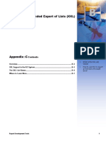 Extended Export of Lists (XXL)