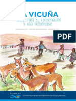 Manual para Uso y Conservación de La Vicuña