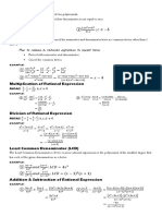 Rational Expression