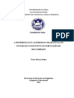 Distribuição do futuro do conjuntivo em condicionais e temporais no Português de Moçambique