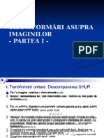 Transformari Asupra Imaginilor 1 - Curs 3