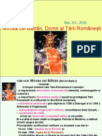 Mircea Cel Batran domnitor al Romaniei