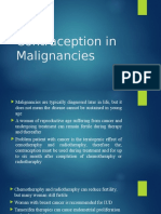 Contraception in Malignancies