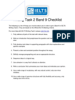 Writing Task 2 Band 9 Checklist: Click This Link