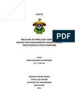 Download SKRIPSI TINJAUAN VIKTIMOLOGIS TERHADAP KEJAHATAN PERDAGANGAN ORANG HUMAN TRAFFICKING DI KOTA BANDUNG by Ello Kharie SN307614505 doc pdf