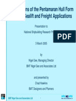 Applications of The Pentamaran Hull Form For Fast Sealift and Freight Applications - Gee 2005