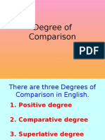 Degrees of Comparison - Positive, Comparative, Superlative