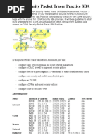 CCNA Security Packet Tracer Practice SBA