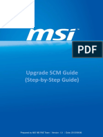 Upgrade SCM Guide (Step-by-Step Guide) : Prepared by MIS NB FAE Team Version: 1.0 Date: 2013/09/06