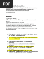 Diseño de Actividades de Diagnóstico (Autoguardado)