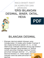 KONVERSI BILANGAN