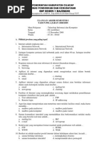 Download Soal Tik Semester 1 Kelas 9 Smp 2009 by echo_tee_nan SN30763221 doc pdf