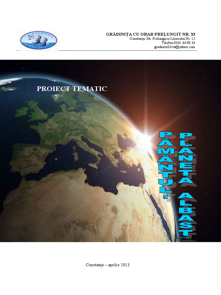 Pamantul Planeta Albastra | PDF