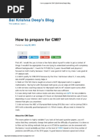 CMI Sai Krishna Deep's Blog PDF