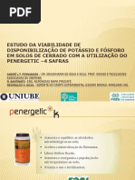 1-Disponibilização de Potássio e Fósforo Em Solos de Cerrado Com a Utilização Do Penergetic – 4 Safras
