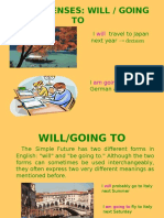 Future Tenses: Will / Going TO: I Travel To Japan Next Year Decision