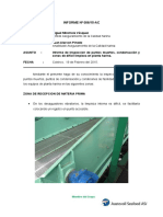 Informe Inspección de Puntos Muertos, Condensacion y Zonas de Dificil Limpieza en Planta Harina