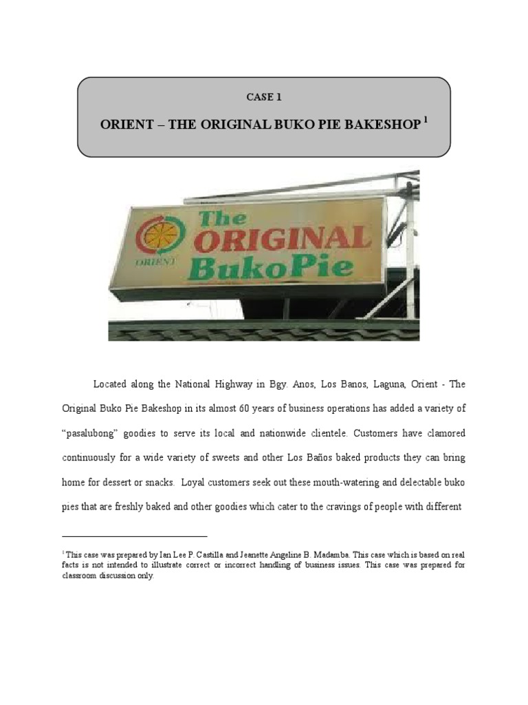 Case 1 the original buko pie picture