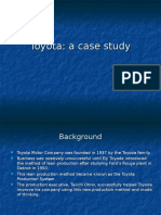 Toyota Case Study