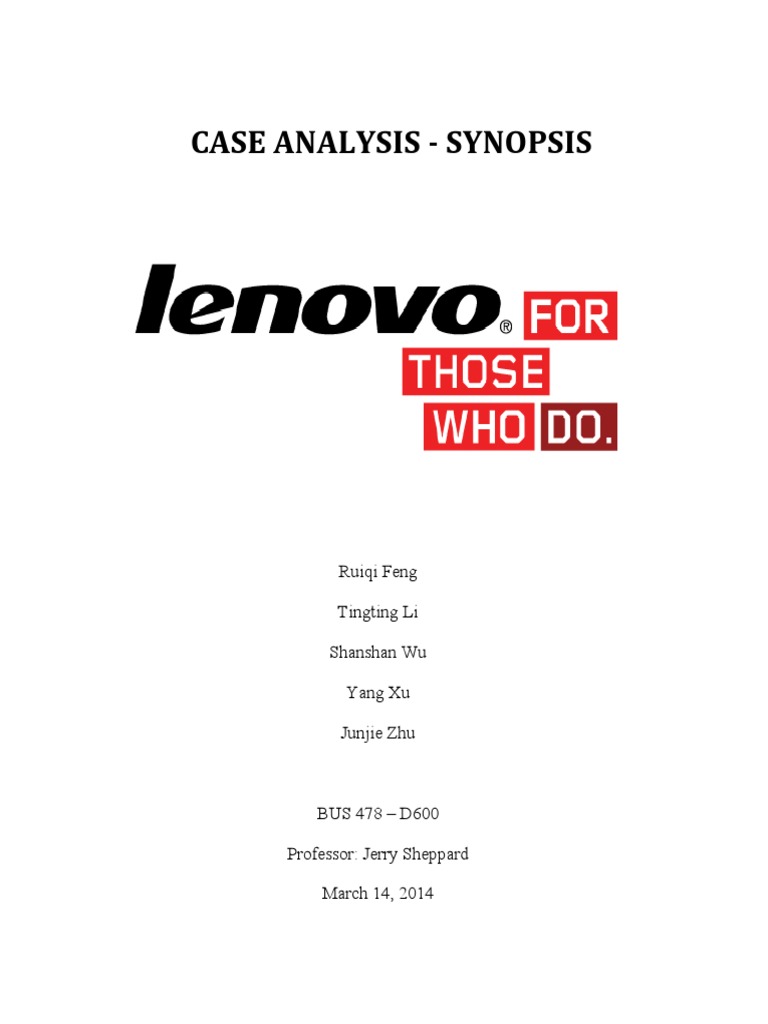 lenovo case study pdf