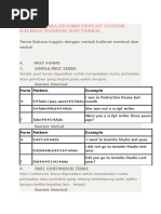 Tense Bahasa Inggris Dengan Contoh Kalimat Nominal Dan Verbal