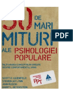Scott O. Lilienfeld - 50 de Mari Mituri Ale Psihologiei Populare v.0.