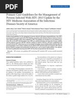 Oportunistic Infections | PDF | Hiv/Aids | Management Of Hiv/Aids