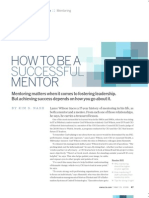 How to Be a Successful Mentor