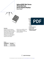 Agilent HDSP-56xC Series 13 MM Slim Font Seven Segment Displays