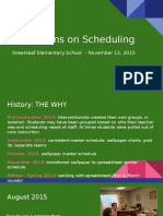 reflections on scheduling - gl sharing 11-13-15